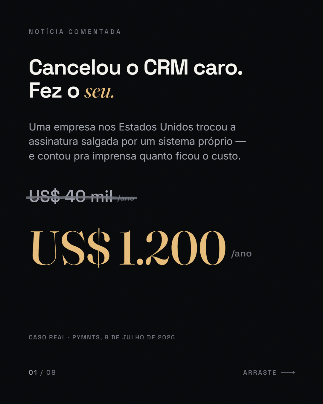 preço riscado + revelação
